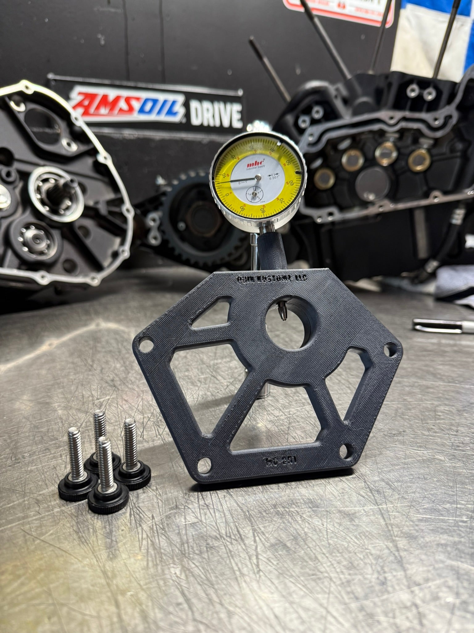 Crank Run-Out Measuring Tool - Harley-Davidson® M8 - Quik Kustomz